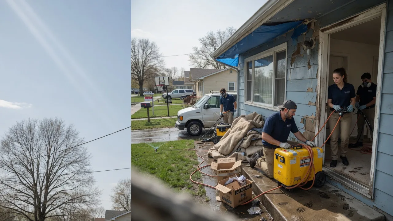 Basement Flood Cleanup in Ninnekah, OK near me